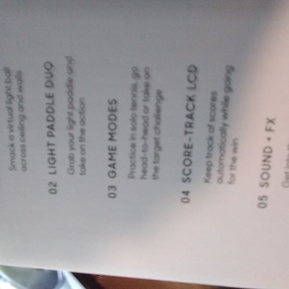 Sharper image/ Space pong - Picture 3 of 3